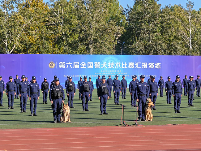 匯報(bào)演練現(xiàn)場(chǎng)。公安部供圖