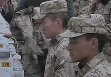 武警官兵緊急獻(xiàn)血，支援日喀則地震災(zāi)區(qū)
